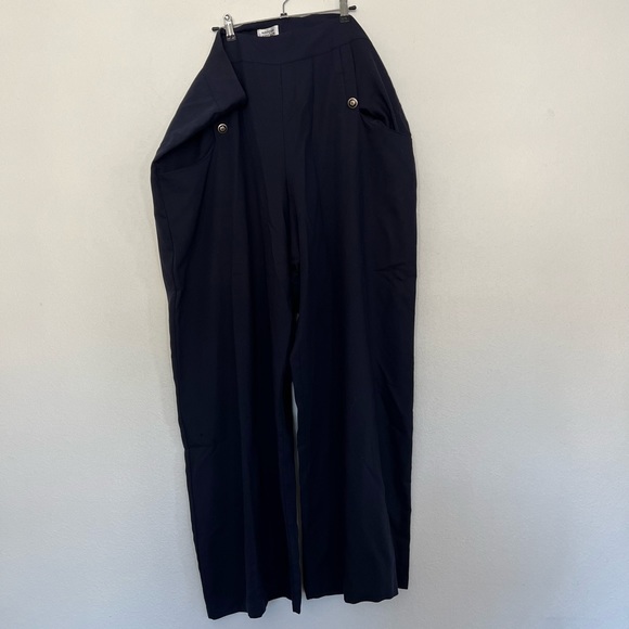 Unique Vintage Wide Leg Sailor Pants - Picture 2 of 4